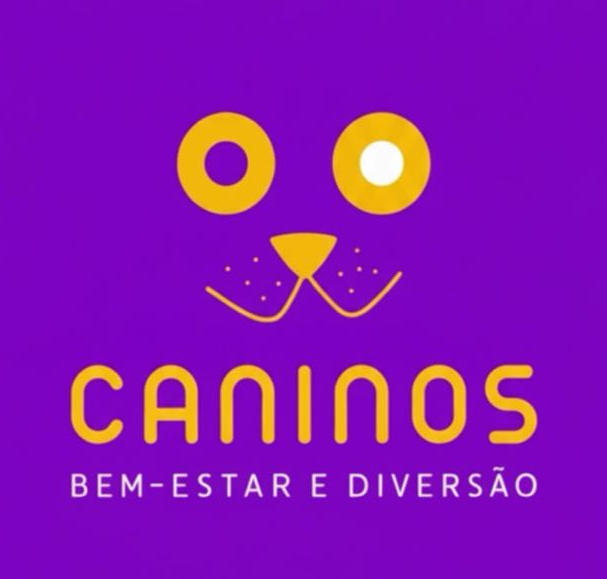 Logotipo da Caninos Bem-estar e diversão